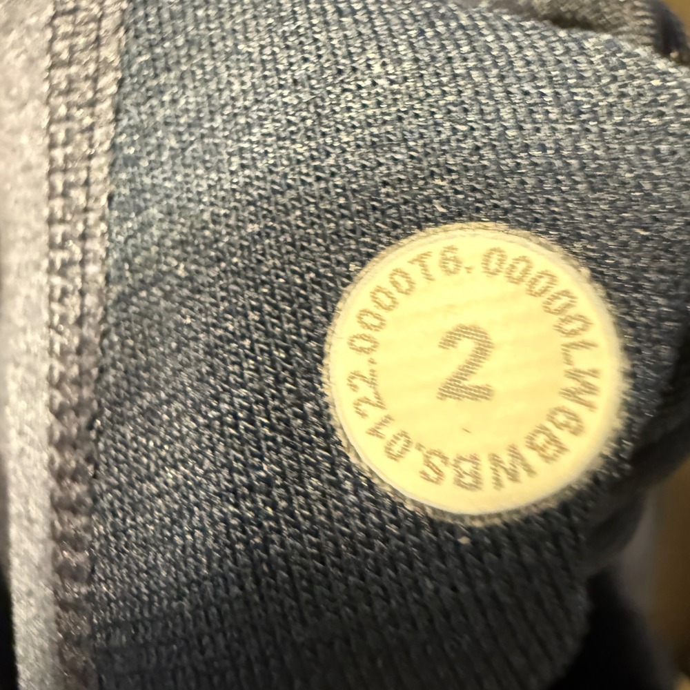 Lululemon Wunder Train High-Rise Crop - Diamond Dye True Navy (Size 2) - Picture 8 of 8